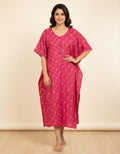 Pure Cotton Nighty for Woman | Floral Gown | Cotton Nighty for Women Stylish | Maxi for Women Cotton